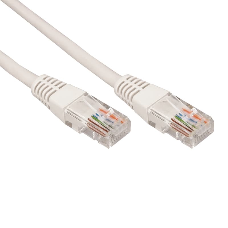 Патч-корд U/UTP CAT 6, RJ45-RJ45, 26AWG, LSZH, серый, 0.3м,