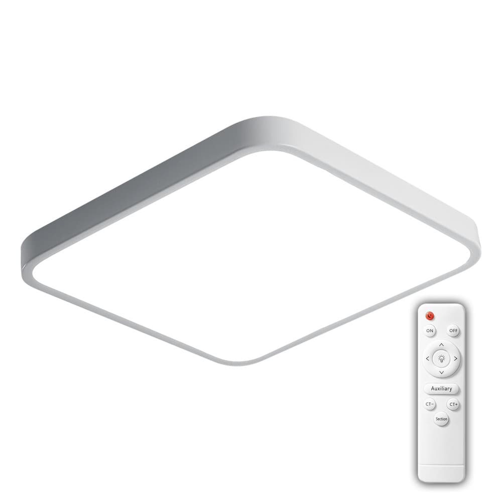 Светильник светодиодный потолочный SCANDIC ДБО-72W 3000-6500К 5760Лм серый IP20