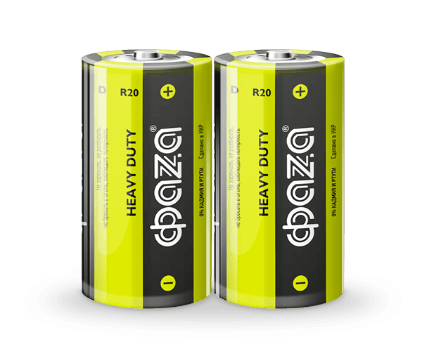 Элемент питания D R20 Heavy Duty Shrink-2