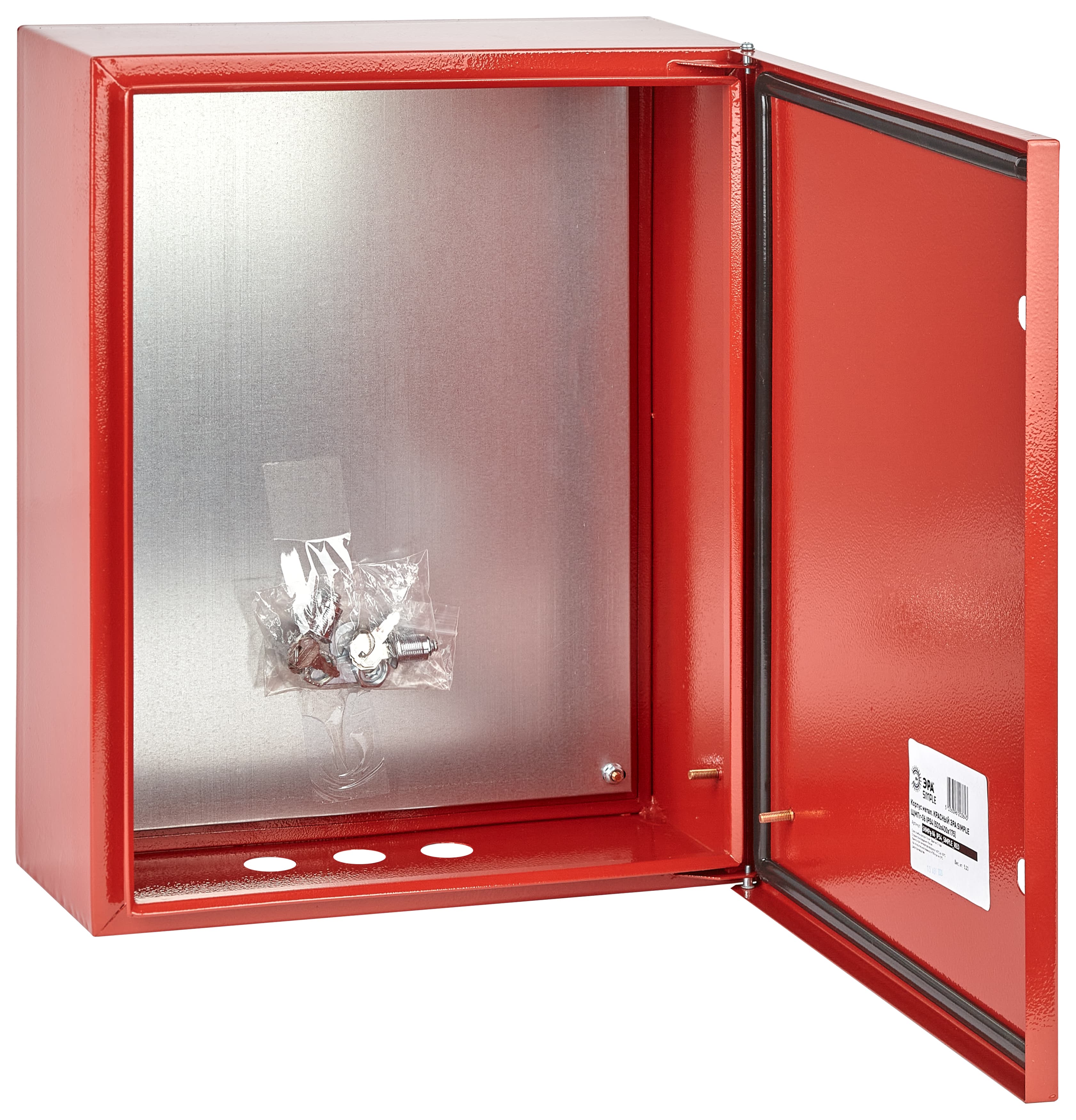 Корпус металлический ЩМПг-06 (500х400х175) IP54 У2 красный RAL 3000 SIMPLE