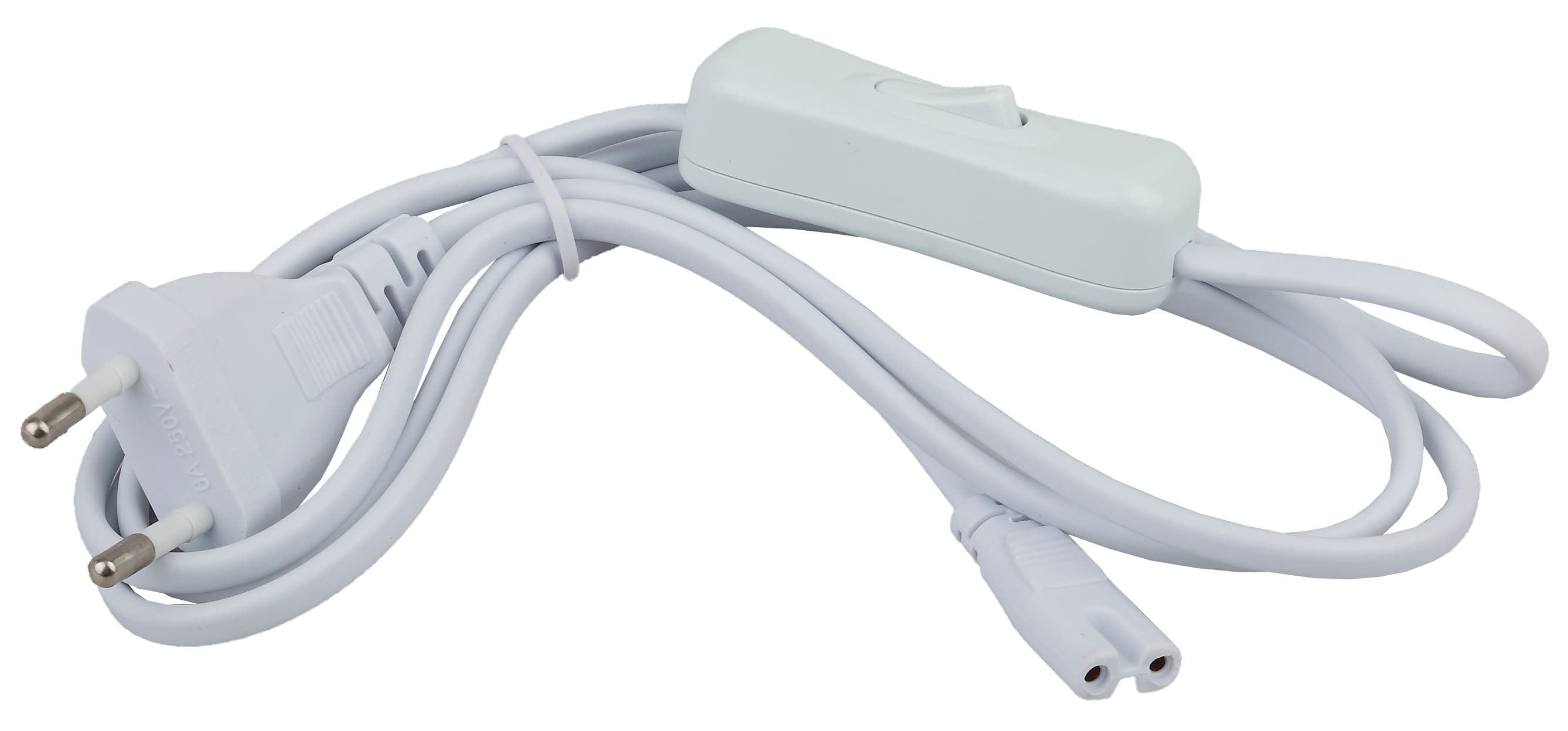 Шнур сетевой с выключателем LLED-A-CABLE-1.5m-SW-W (200/4200)