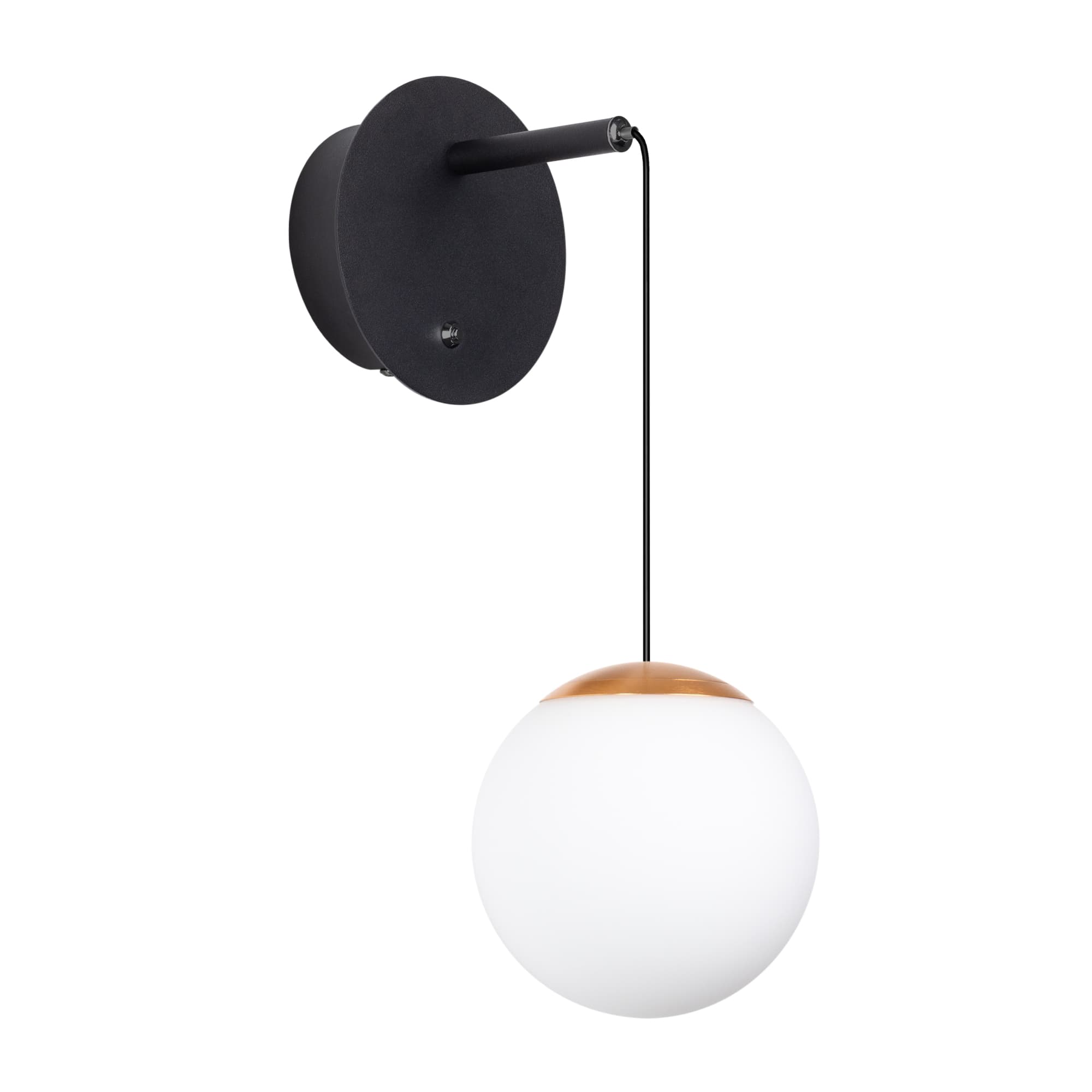 Светильник SP-BEADS-WALL-HANG-R130-6W Day4000 BK-GD 180 deg 230V IP20 металл 3 года