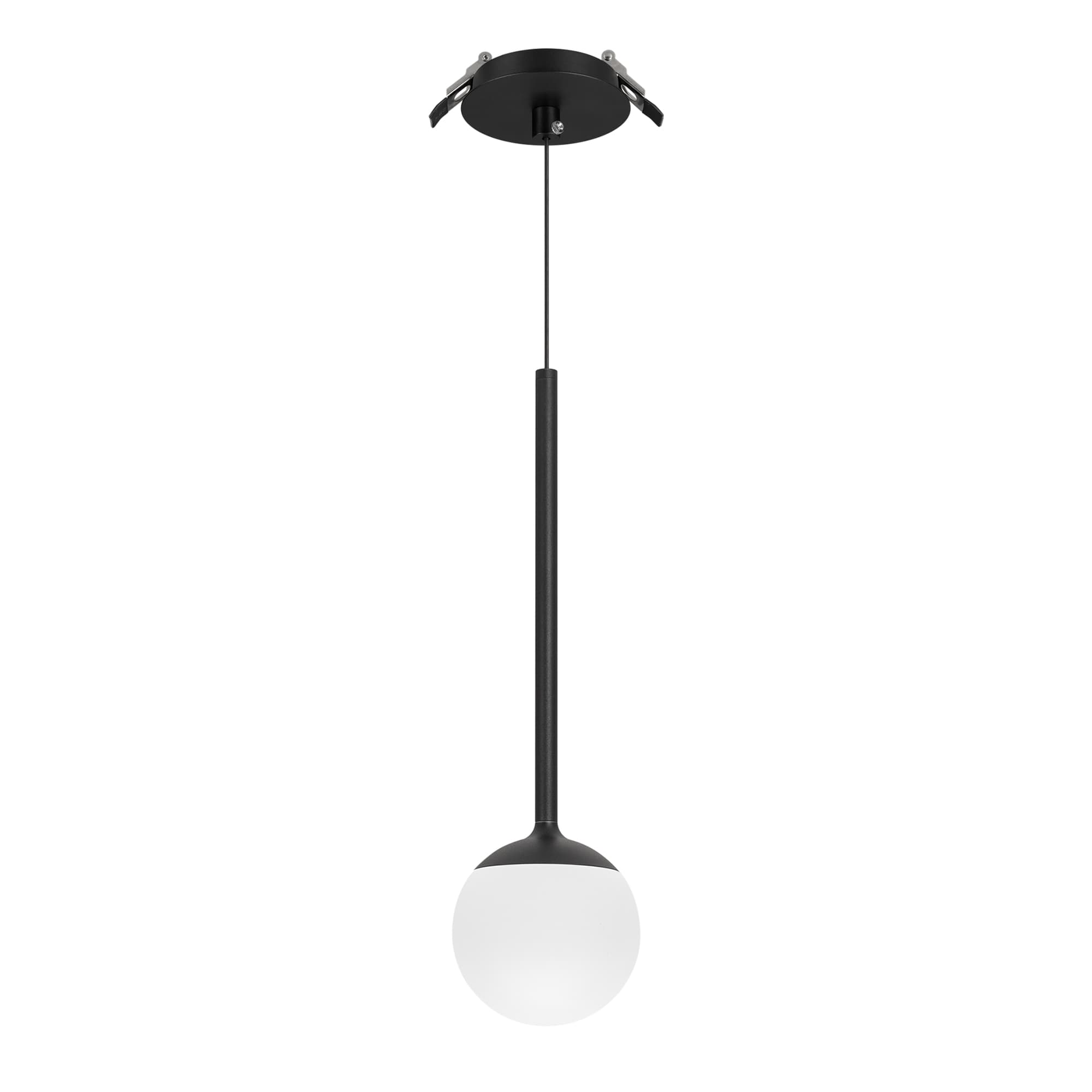 Светильник светодиодный SP-BEADS-HANG-BUILT-T-R100-8W Warm3000 (BK, 180 deg, 230V) (ARL, IP33 Металл, 3 года)