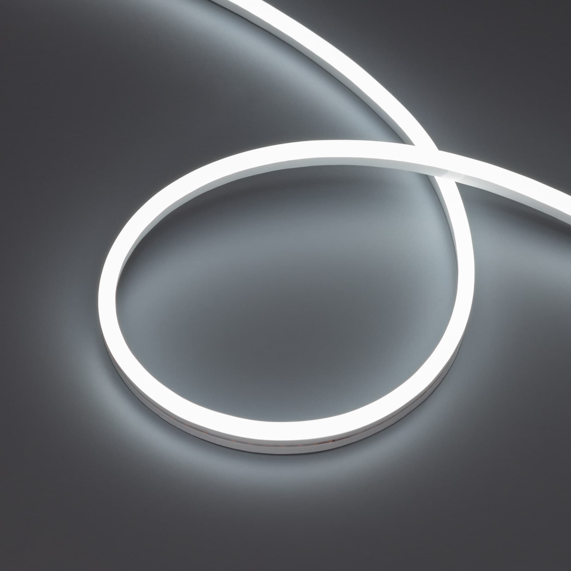 Лента светодиодная герметичная HALO-SIDE-A160-06x13mm 24V White6000 (10 W/m, IP67, 5m, wire x1) (ARL, 160 LED/m)