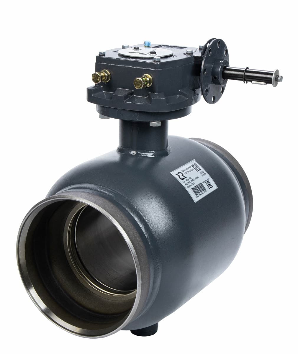 Кран шаровой WW DN300 PN25 GF (приварной, под привод, стандартный проход)