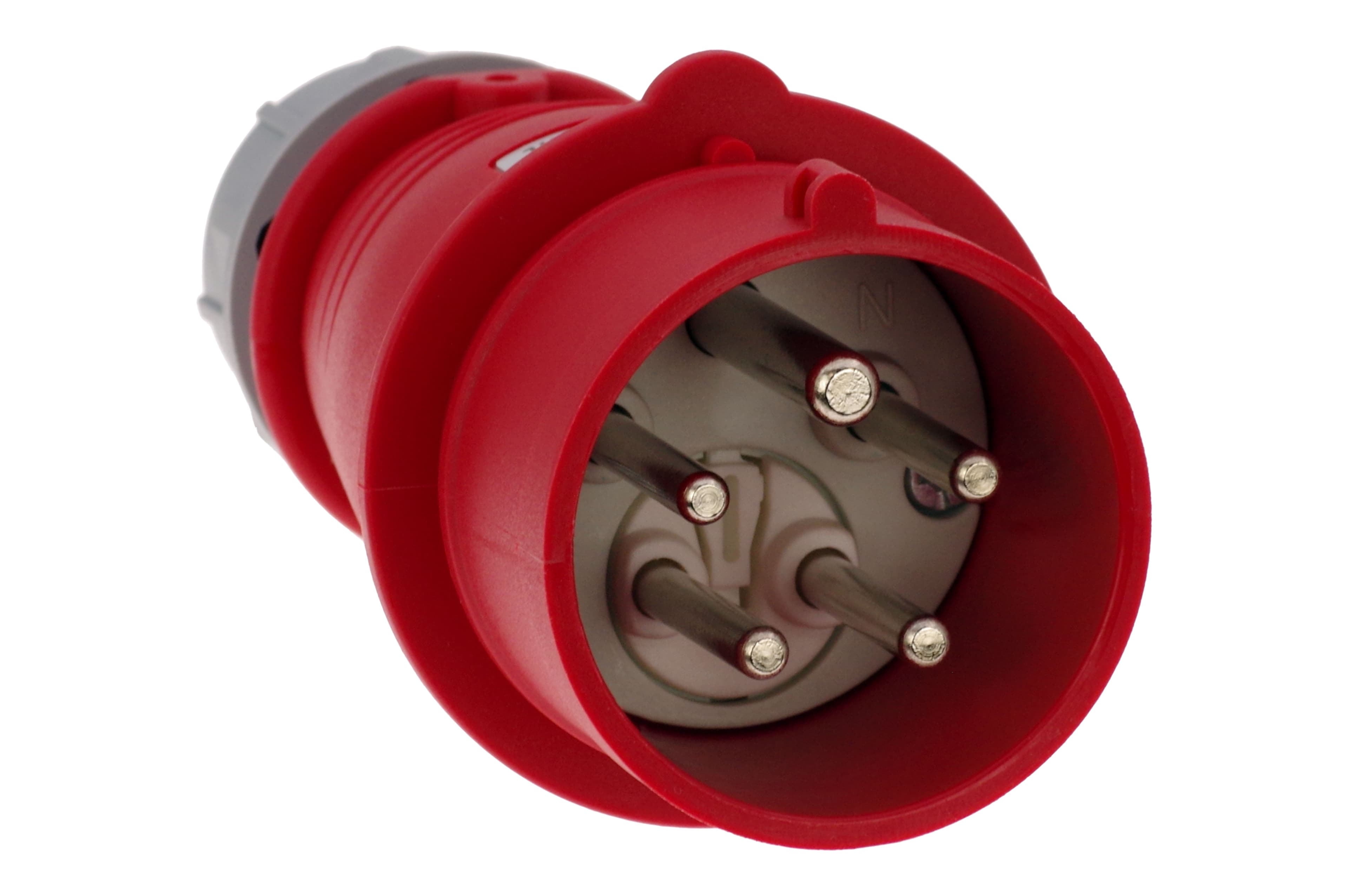 Вилка кабельная фазоинвертор 16A/400V/3P+N+E/IP44