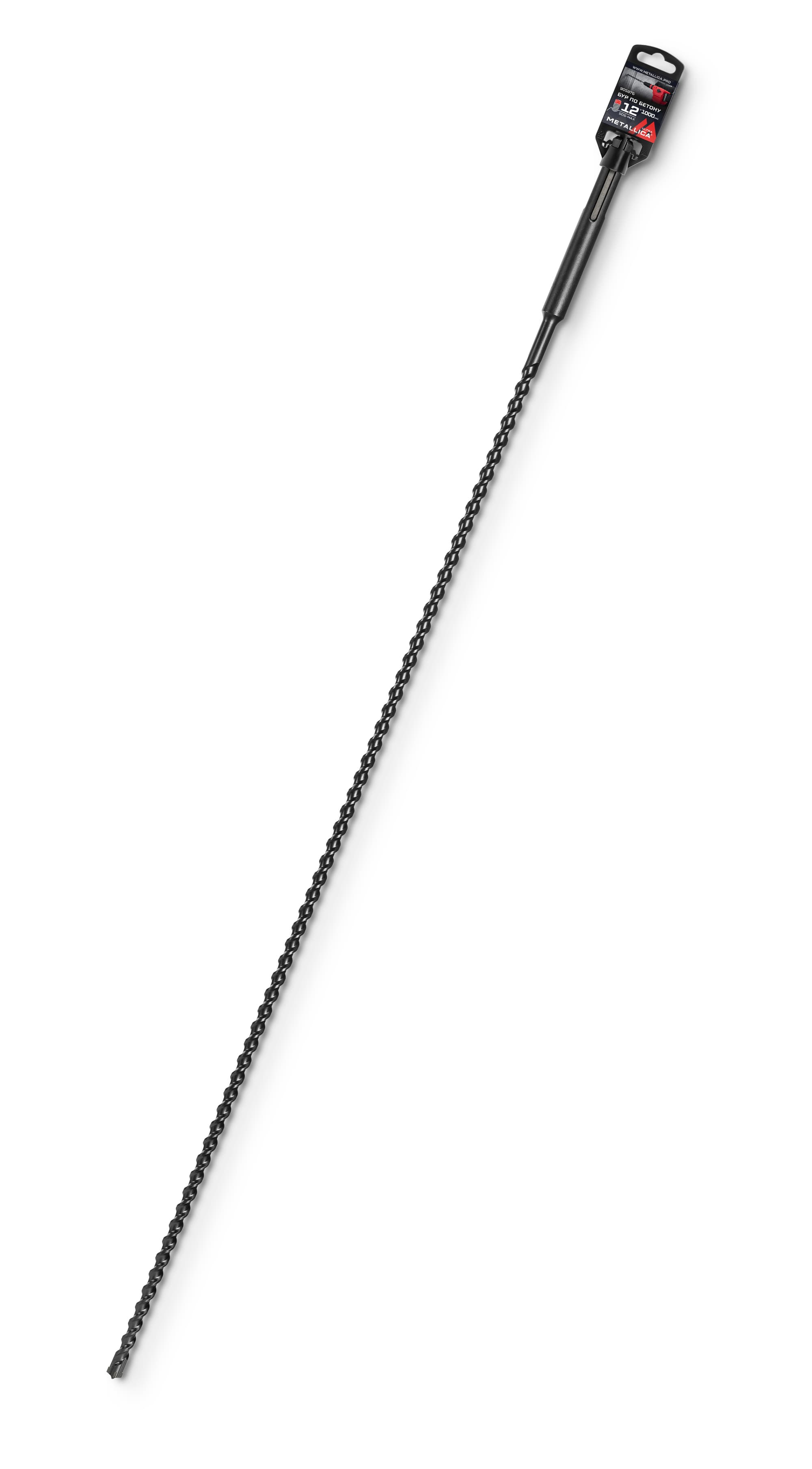 Бур по бетону SDS-max 12х1000/860 мм, Х-напайка, 2 спирали