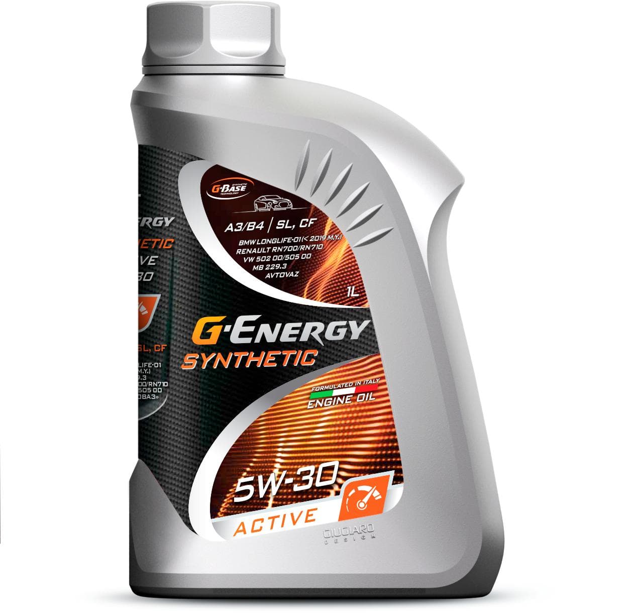 Масло моторное G-Energy Synthetic Active 5W-30 API SL/CF, ACEA A3/B4 (1 л)