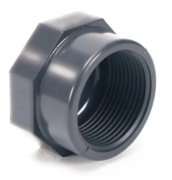Заглушка с внутренней резьбой 1,1/4' PVC-U PN16 COMER (Италия)