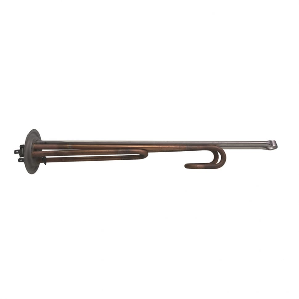 ТЭН RF 2000W(500+1500), медь, D70мм, М6, клеммы под разъем, L390мм, 220V