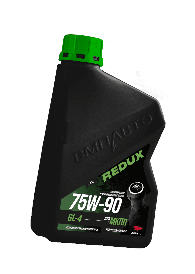 Масло трансмиссионное ВМПАВТО REDUX 75w-90 GL-4, канистра 1л