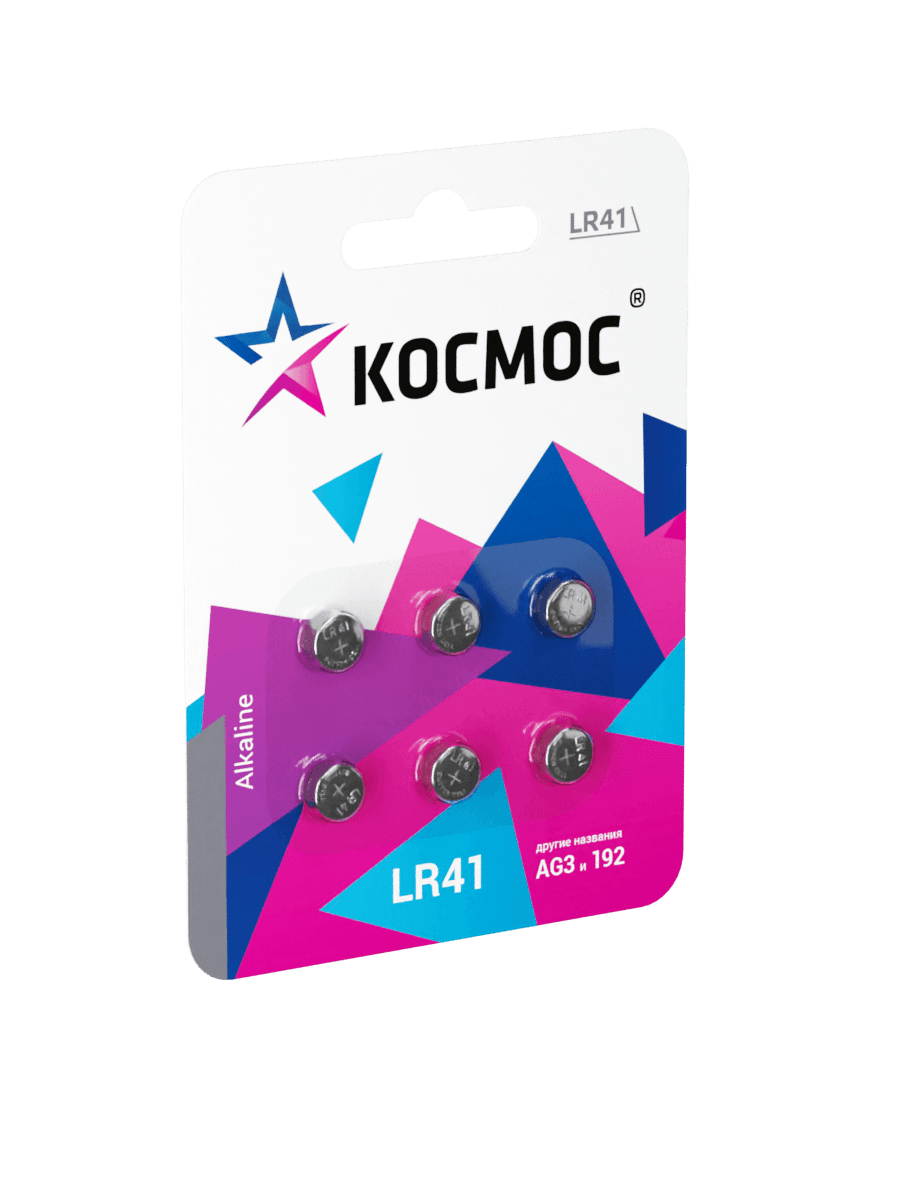 Батарейка G3 (L736/LR41/192/392) 1.5V Alkaline 6BL