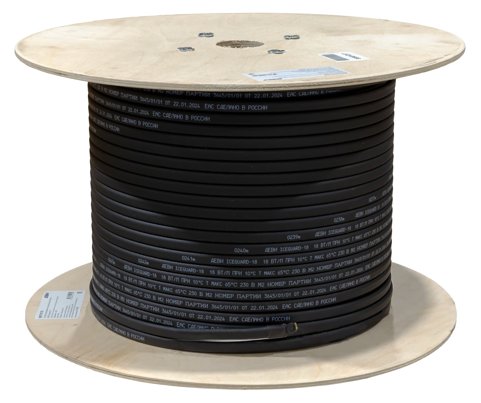 Кабель саморегулирующийся Ridan Iceguard-18 (T) 230 В 250м