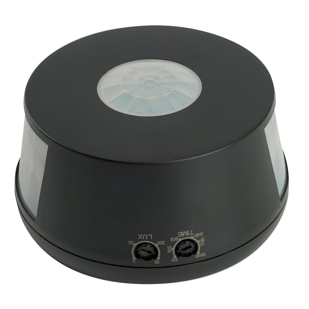 Датчик движения ИК потолочный 2000w 360 град 30м IP20 черный