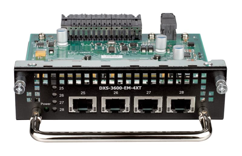 Модуль расширения с 4 портами 10GBase-T