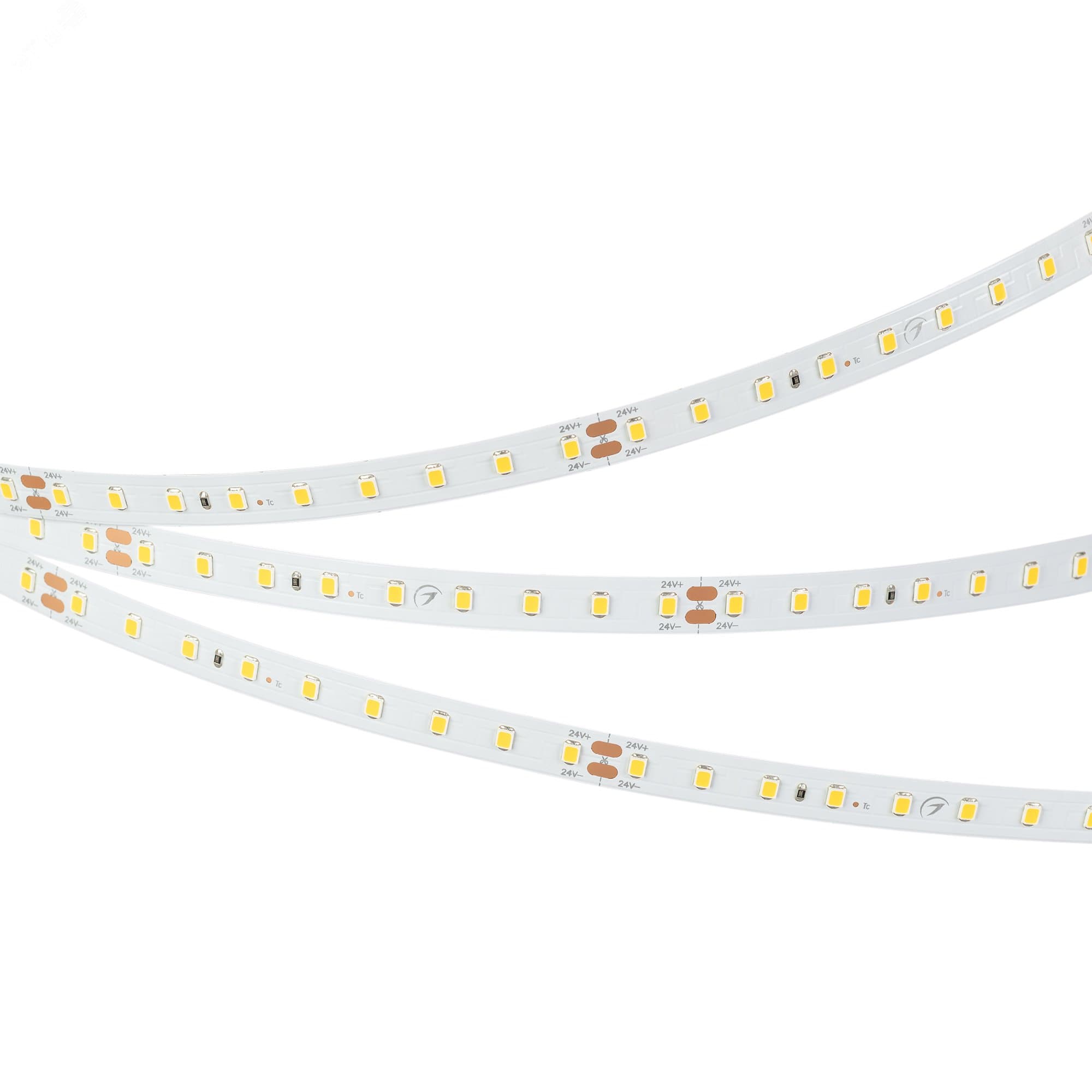 Лента светодиодная 4,8 Вт/м 24В IP20 2700K 90LED/м RT-A90-10mm SMD 2835 5 м