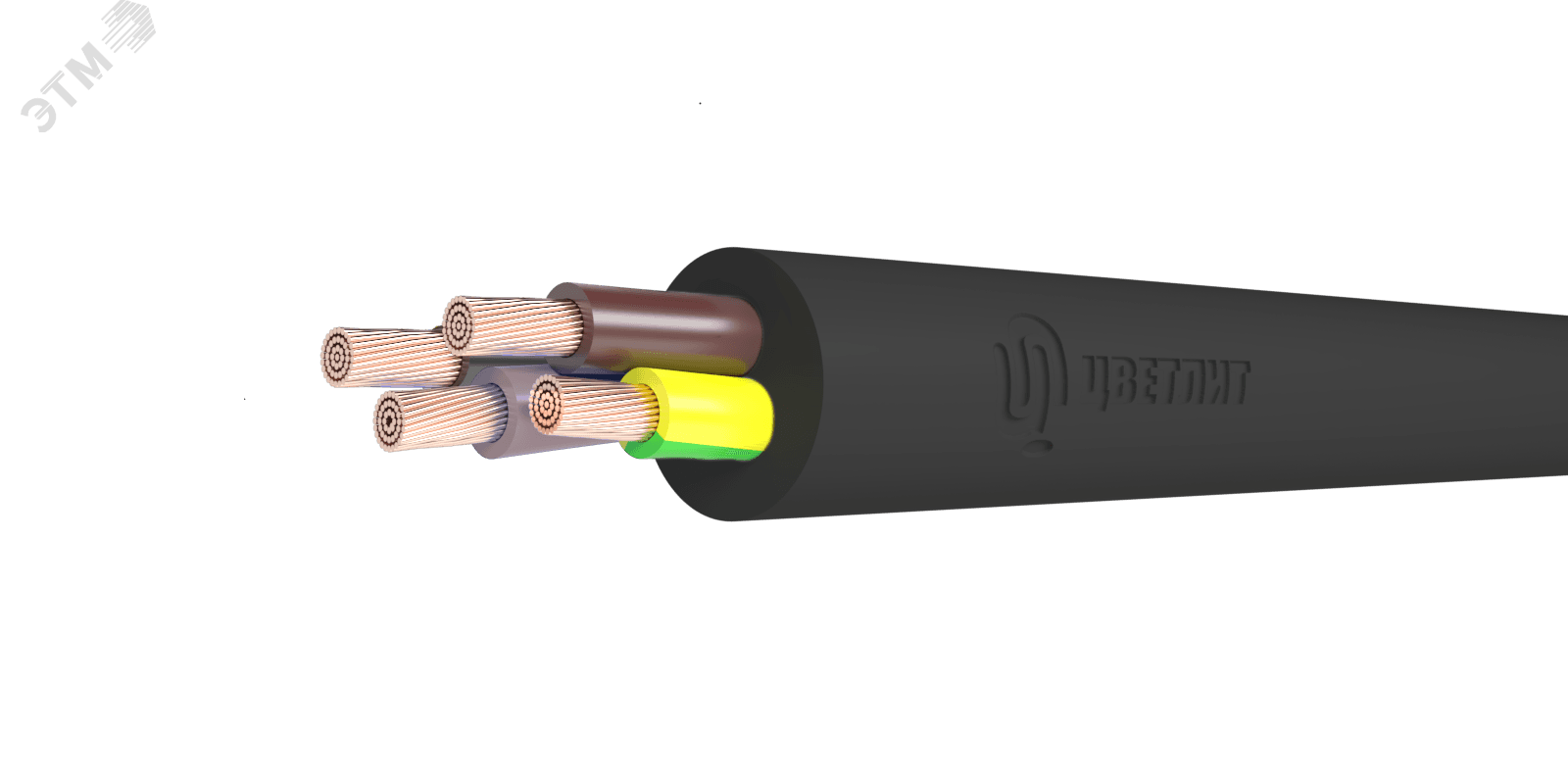 Кабель силовой КГ 3х35+1х16(РЕ) 220/380-2 ТРТС