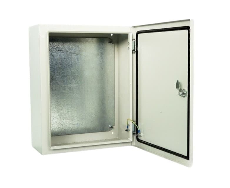 Корпус металлический с монтажной панелью, 500х600х230 мм, IP66, -60+85С