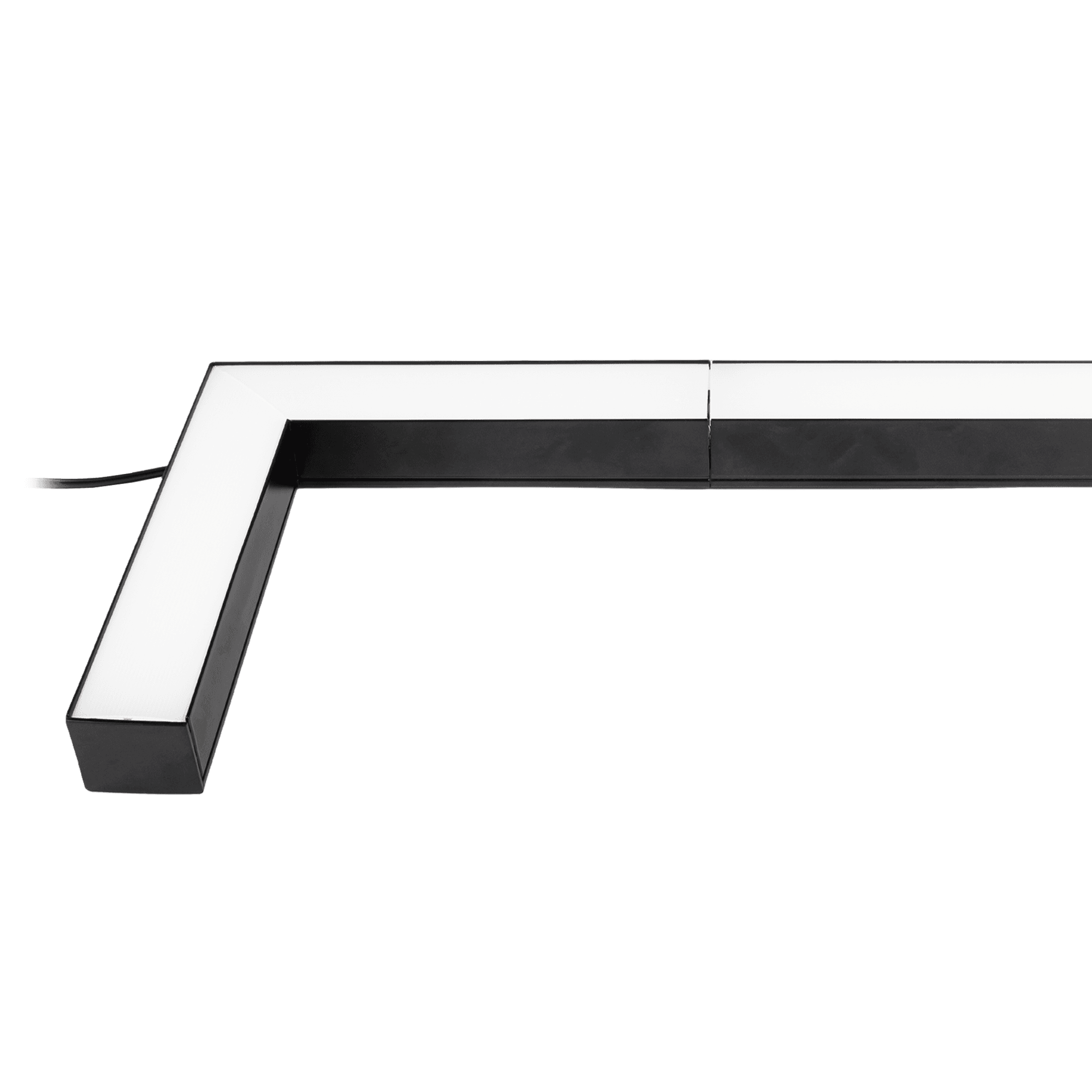 Светильник светодиодный PRO+ ДПО-02L 16W 4000K 1600Лм BLACK L-обр. для реечных потолков IP40 Jazzway