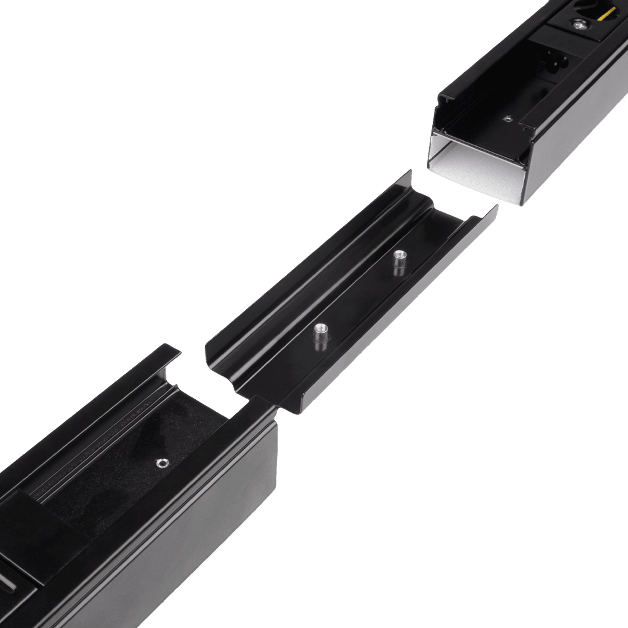 Светильник светодиодный PRO+ ДПО-02L 16W 4000K 1600Лм BLACK L-обр. для реечных потолков IP40 Jazzway