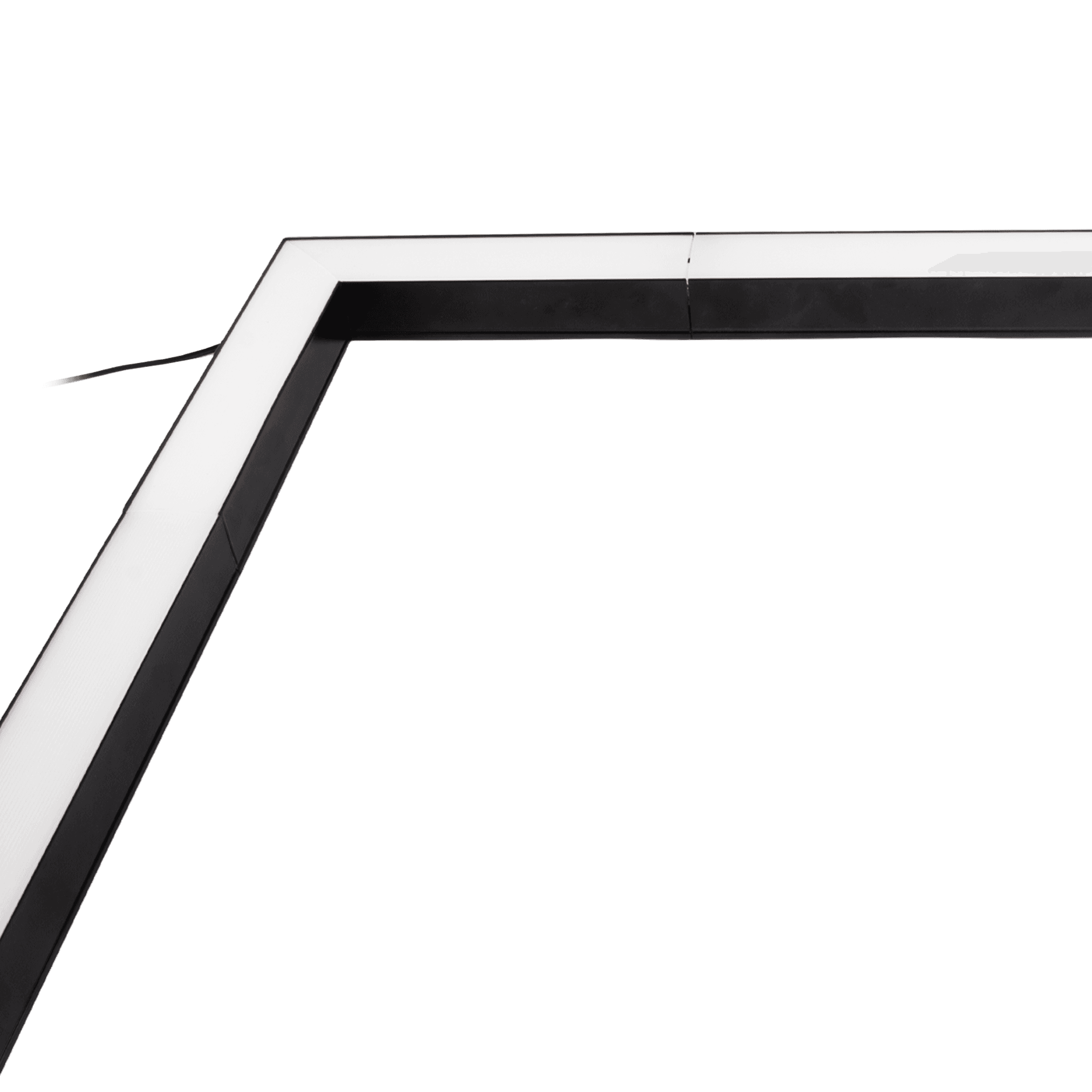 Светильник светодиодный PRO+ ДПО-02L 16W 4000K 1600Лм BLACK L-обр. для реечных потолков IP40 Jazzway