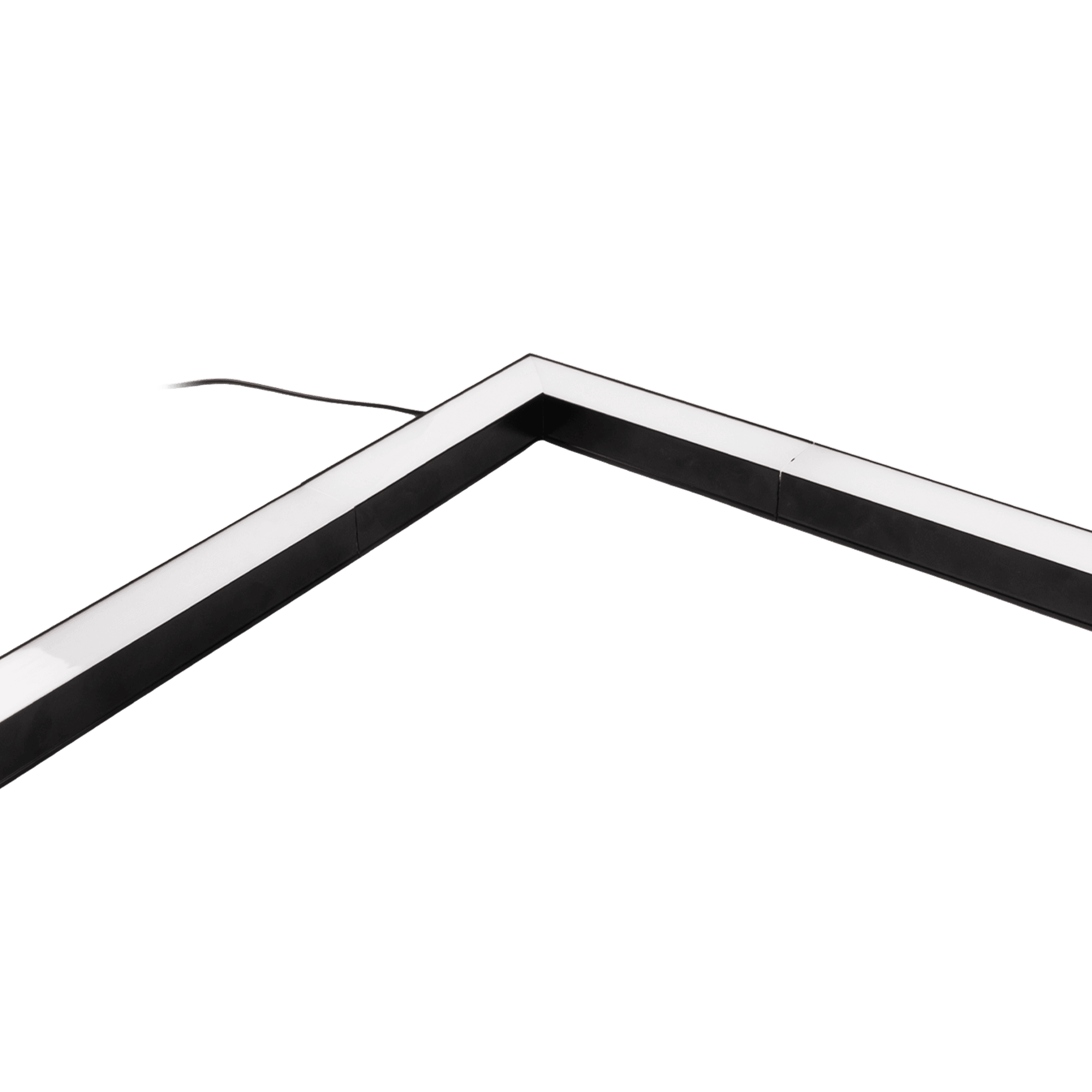 Светильник светодиодный PRO+ ДПО-02L 16W 4000K 1600Лм BLACK L-обр. для реечных потолков IP40 Jazzway