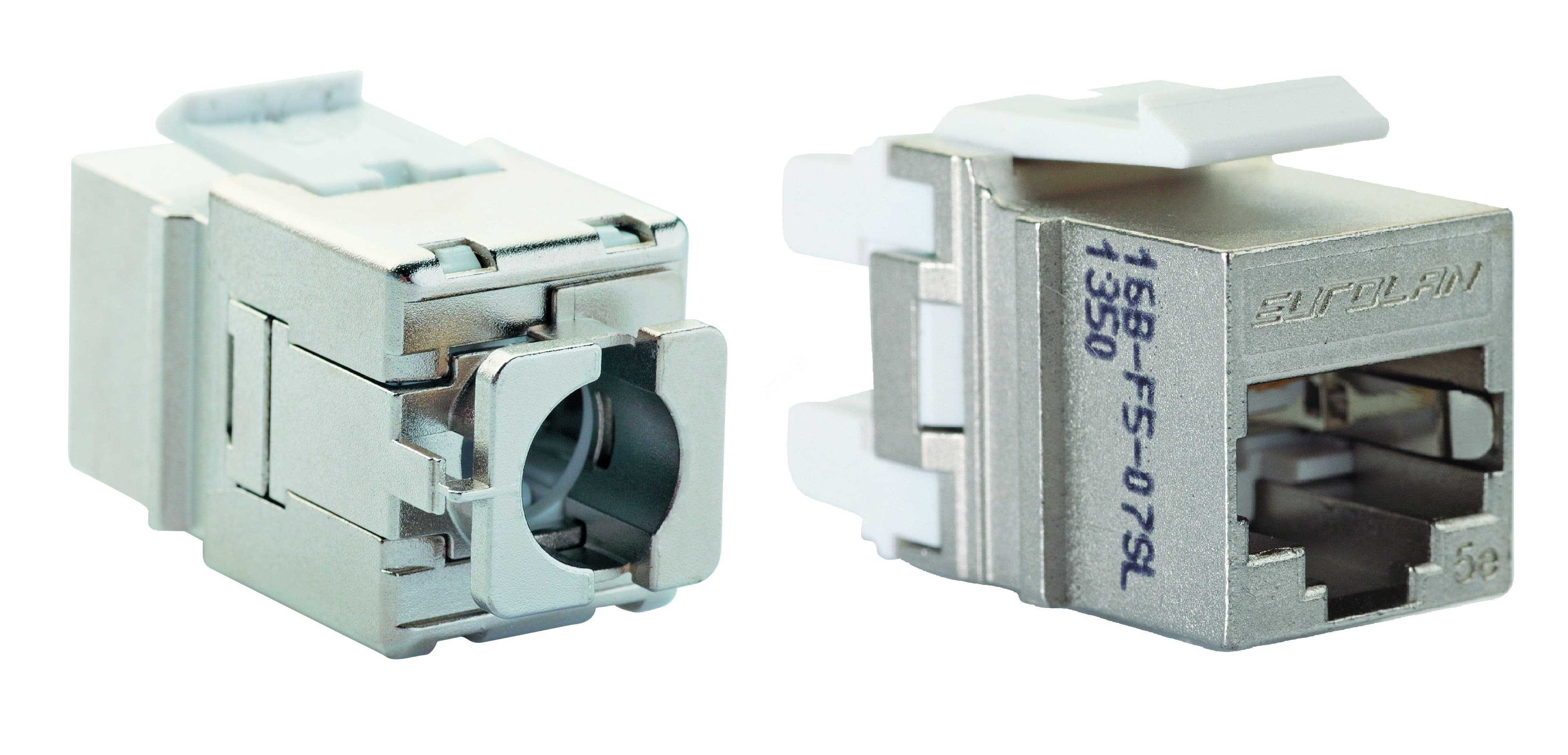 Mодуль Keystone категории 5e FTP 1xRJ45 T568A/B Silver Line совместим с Q-Tool