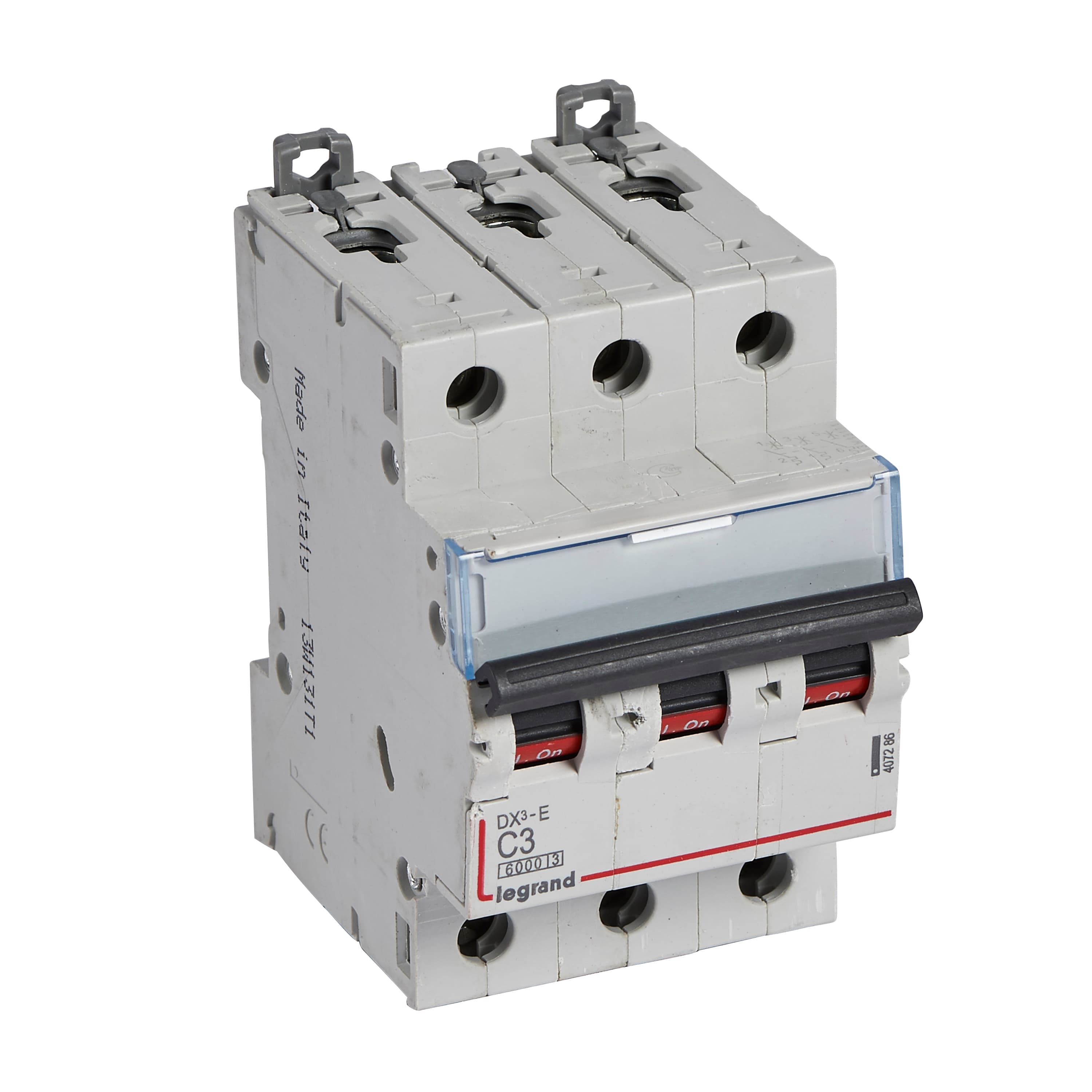 Выключатель автоматический трехполюсный 3А C DX3-E 6kA/6kА