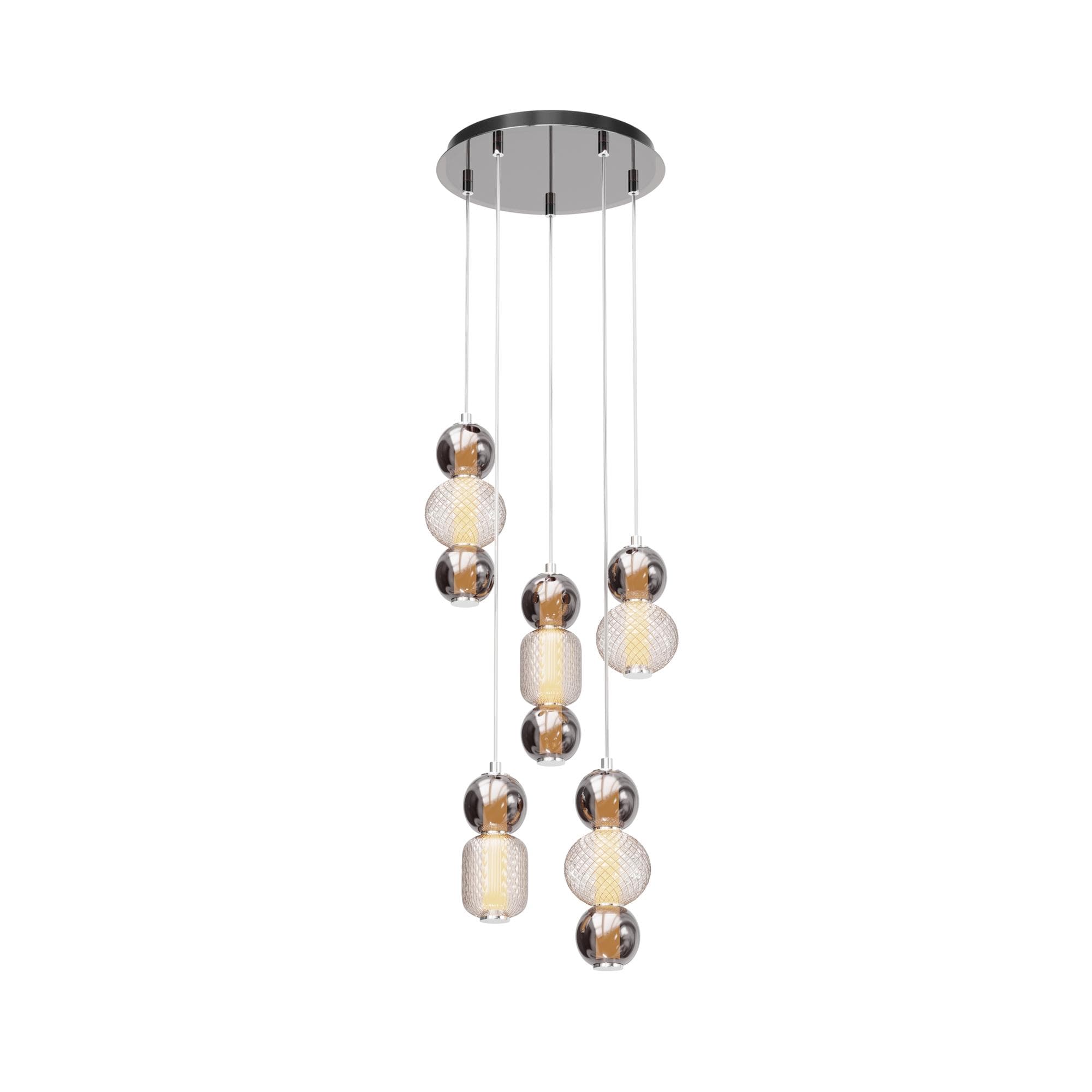 Светильник подвесной Drop LED 80W Хром