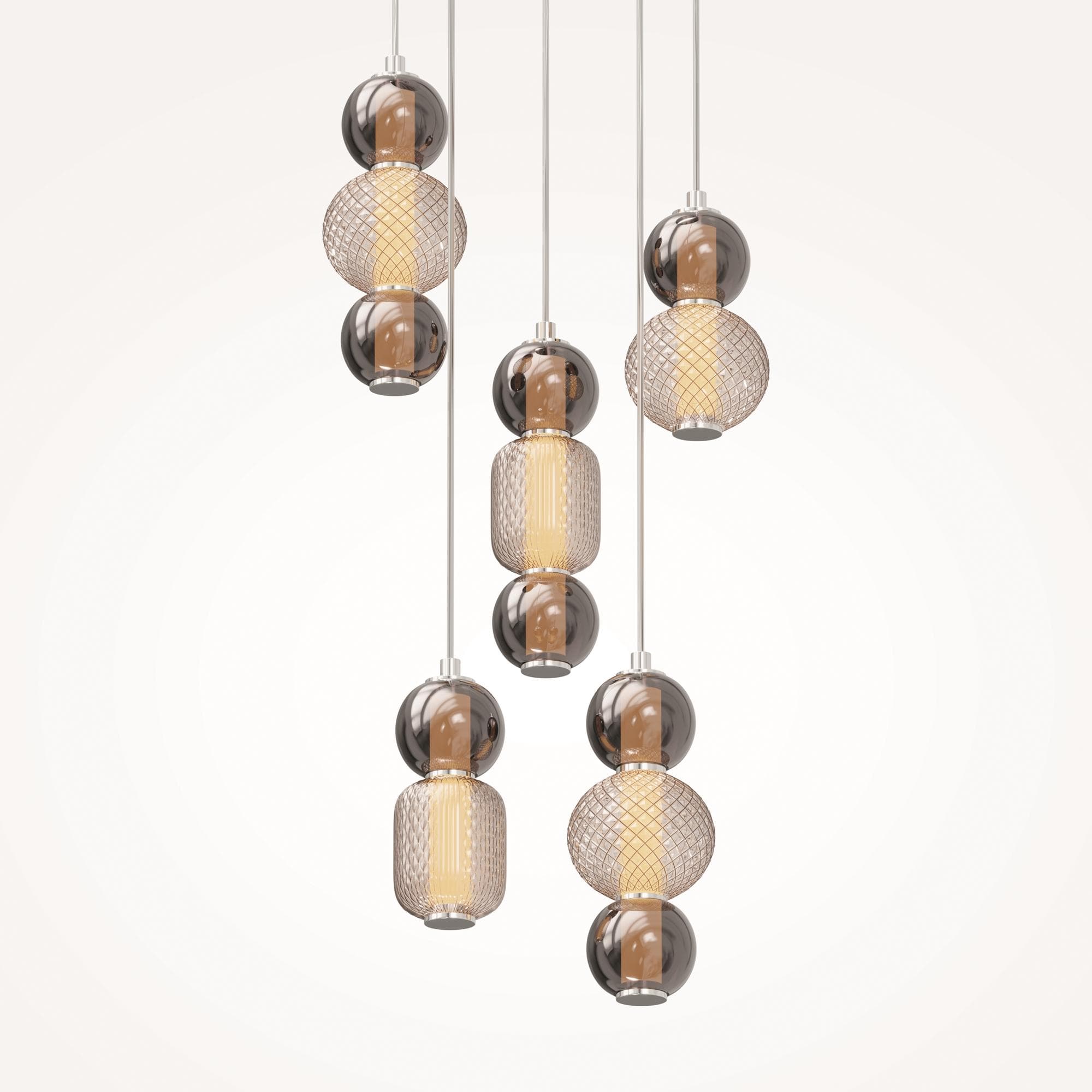 Светильник подвесной Drop LED 80W Хром