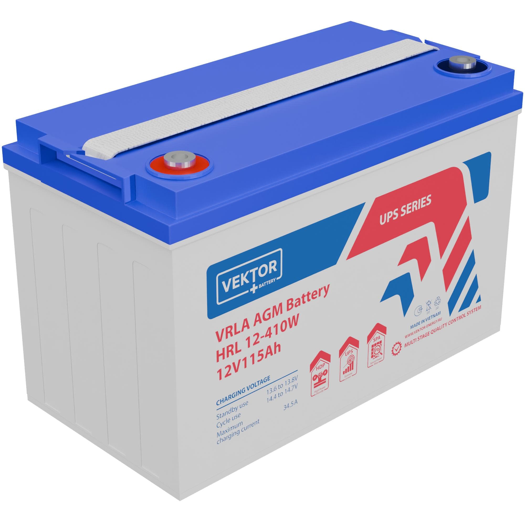 Аккумуляторная батарея VEKTOR BATTERY HRL 12-410W