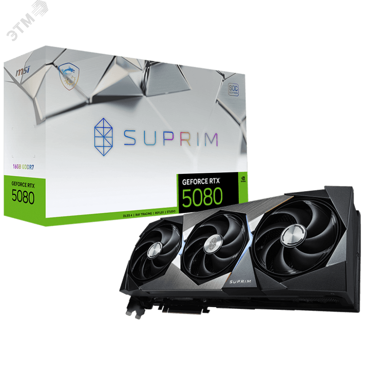 Видеокарта RTX5080 SUPRIM 16ГБ, NVIDIA GeForce RTX 5080, GDDR7, PCI-Express 5.0