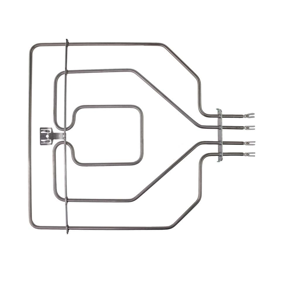ТЭН духовки 2800Вт(1300+1500), нерж, L375х360мм, верхний, Neff, Siemens, Bosch, 240В