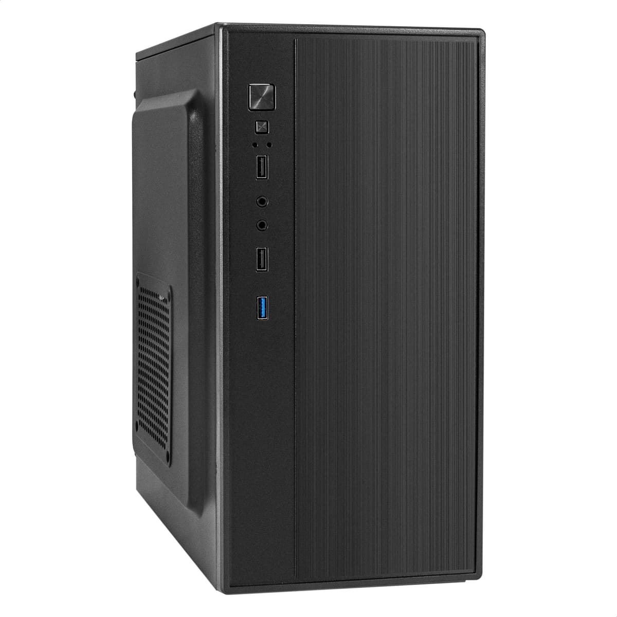 Корпус для ПК, Minitower, mATX, БП 400W, 2xUSB + 1xUSB 3.0, HD Audio, чёрный