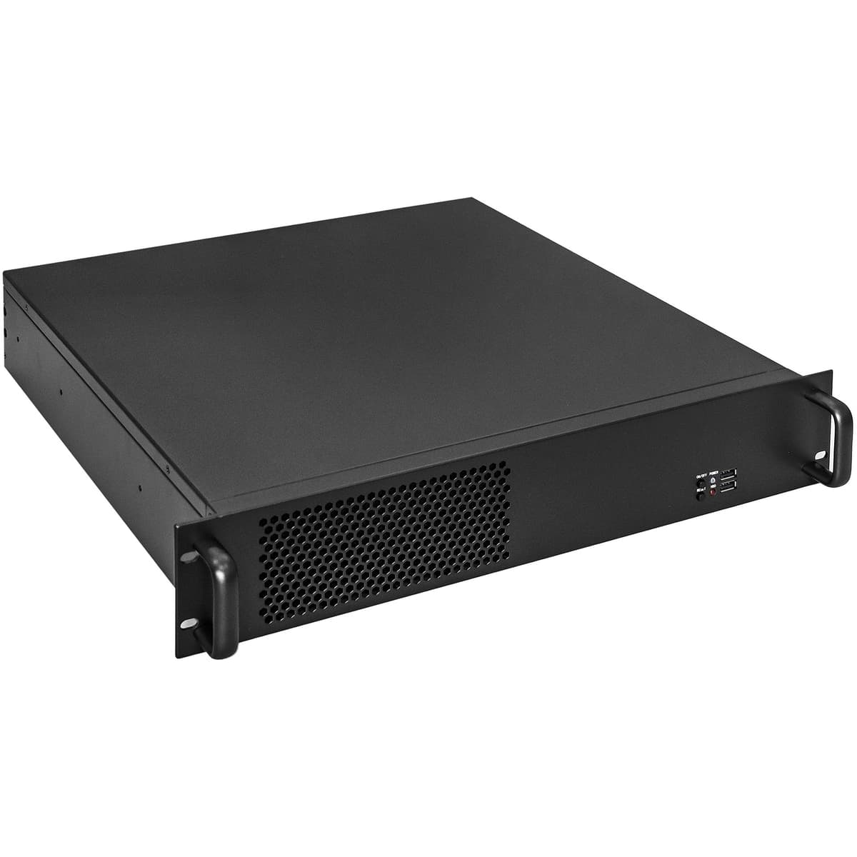 Серверный корпус 2U, 19'' стоечный, глубина 450 мм, без БП, USB