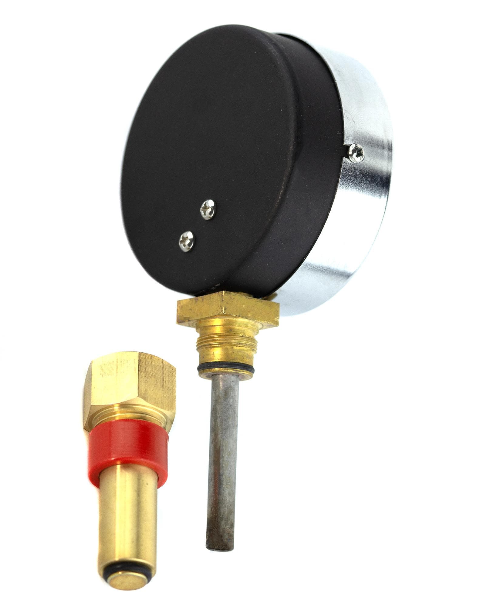 Термоманометр МПТ 0…120 С/0…0.6 МПа кт.2.5 d.80 IP40 G1/2 РШ L46