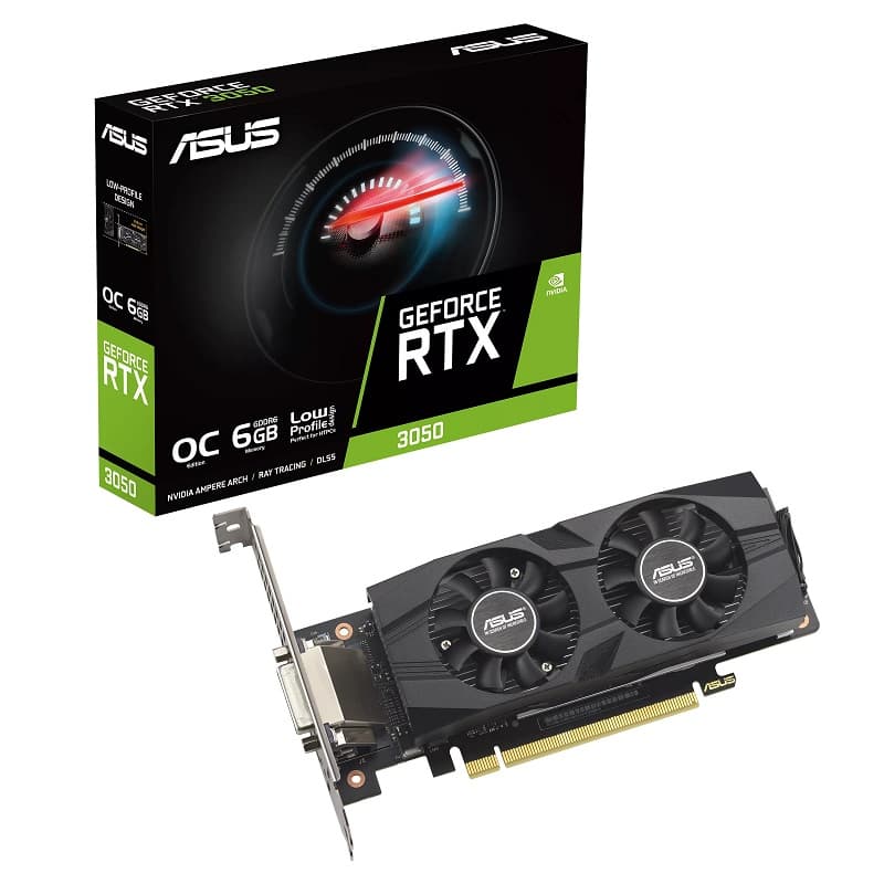 Видеокарта RTX 3050 BRK OC, NVIDIA GeForce, 6 ГБ, GDDR6, PCI-Express 4.0