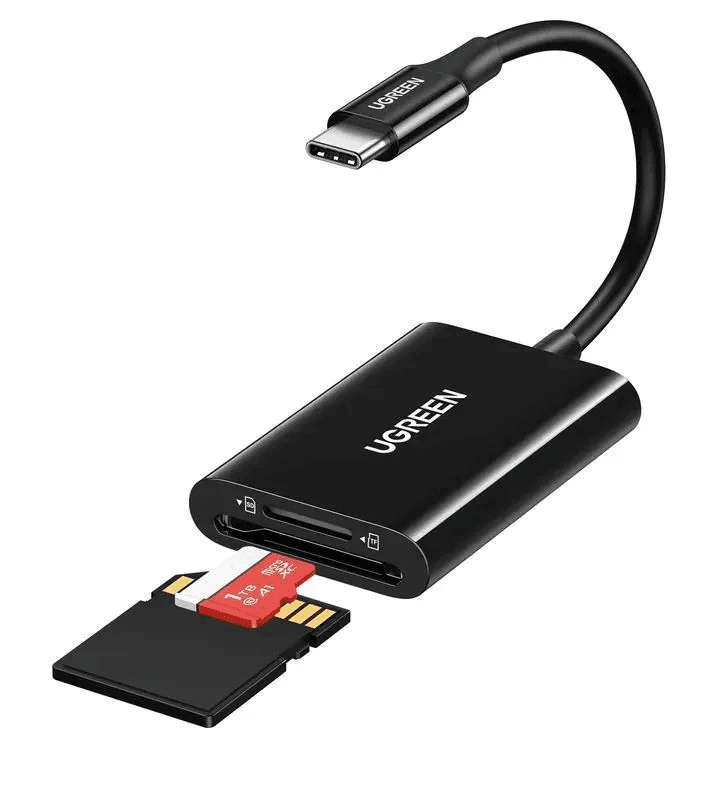 Картридер многофункциональный CM265 USB-C - SD+TF 3.0, черный
