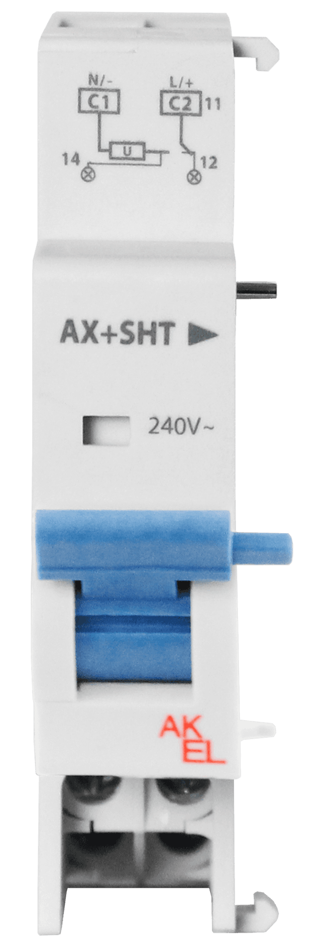 Контакт дополнительный ДК-ВА47-AKSOL AX+SHT 48VDC  6A/240V + независимый расцепитель 48VDC