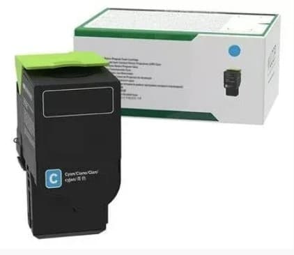 Картридж для Lexmark CS521, CS622, CX622, CX625, 7 000 стр., голубой
