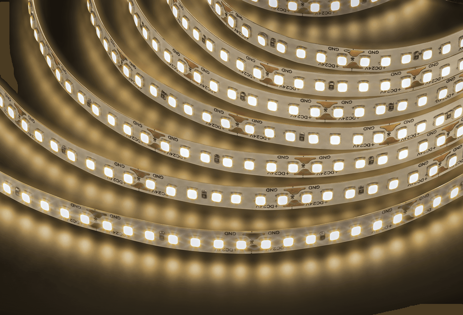 Лента светодиодная 14Вт/м 24В 3000К IP20 182LED/м NLS-2835 5м