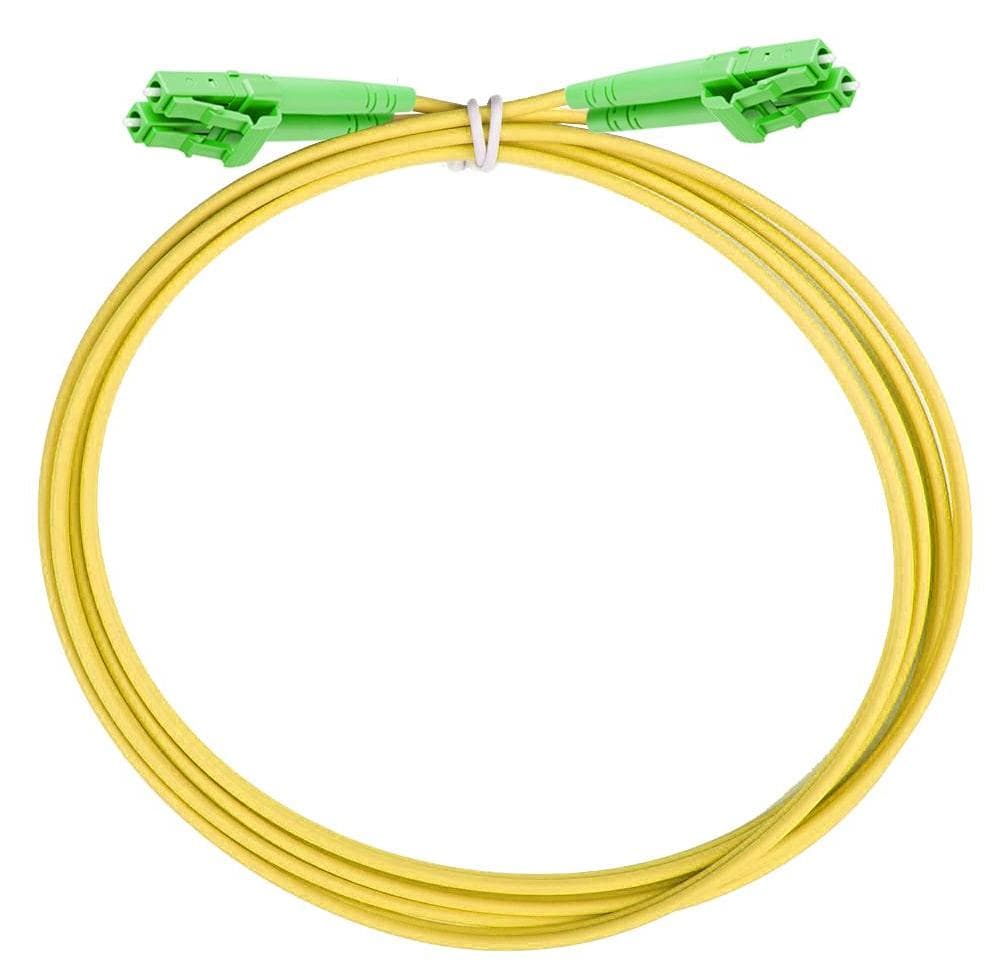 Патч-корд оптический дуплексный, OS2, 2х9/125, LC/APC-LC/APC, 2 м