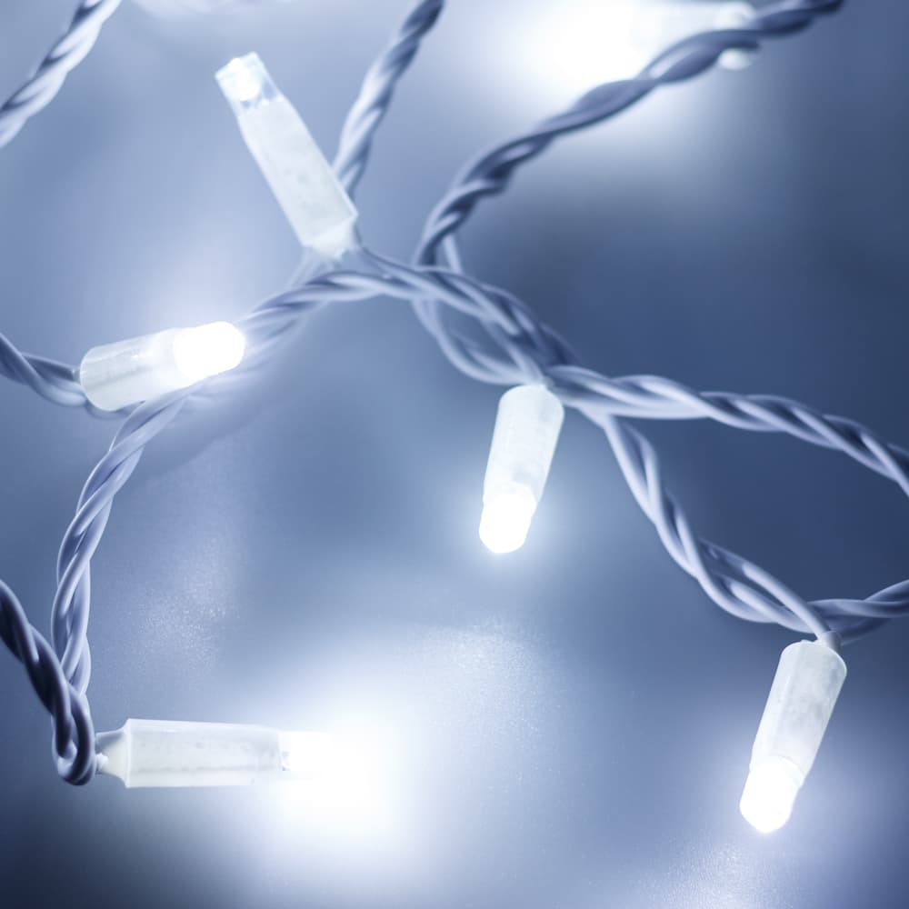 Гирлянда светодиодная декоративная ARD-STRING-CLASSIC-10000-WHITE-100LED-STD WHITE 230V, 7W ARDCL, IP65