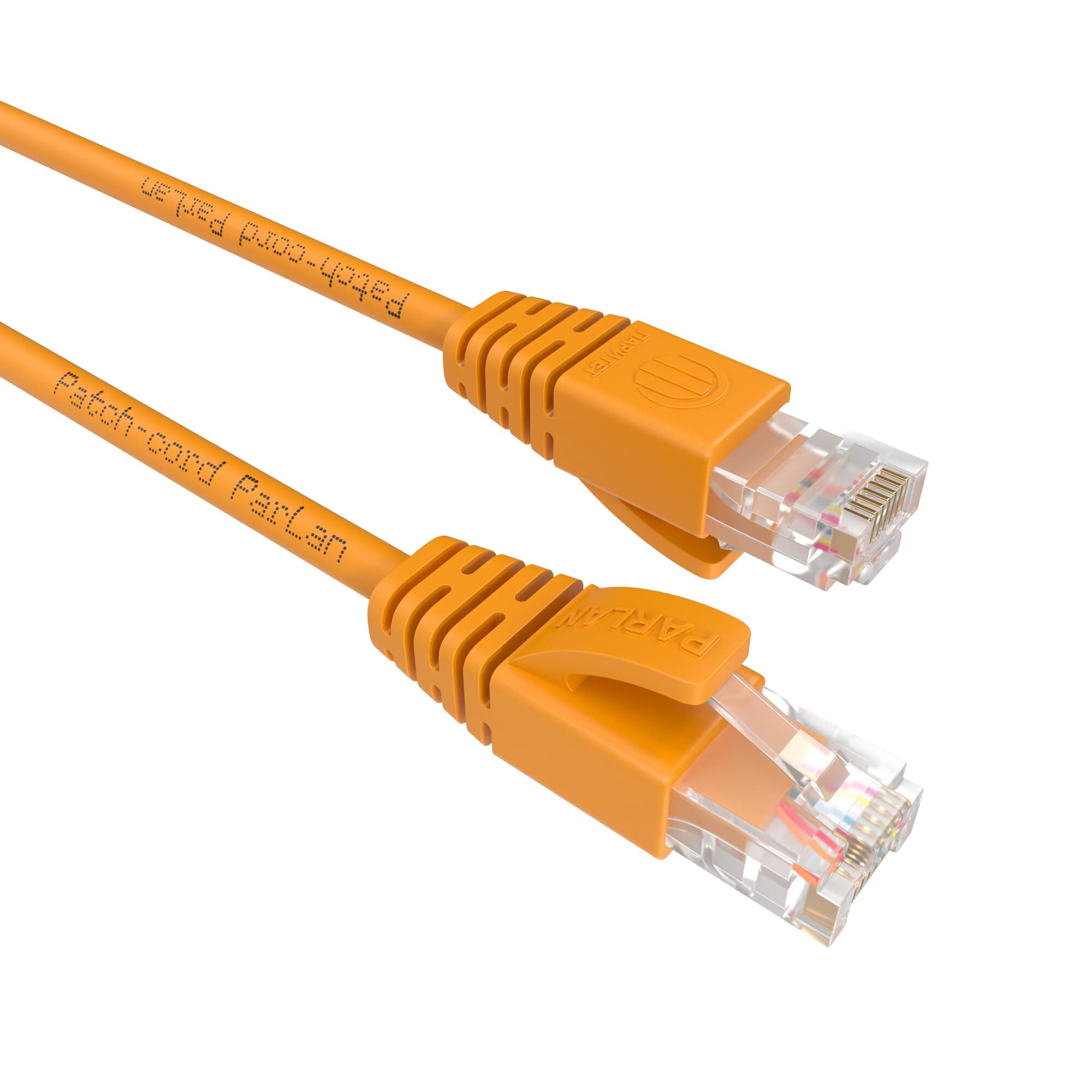 Патч-корд U/UTP Cat 5e ZH 4х2х0,60 Flex 1м оранжевый