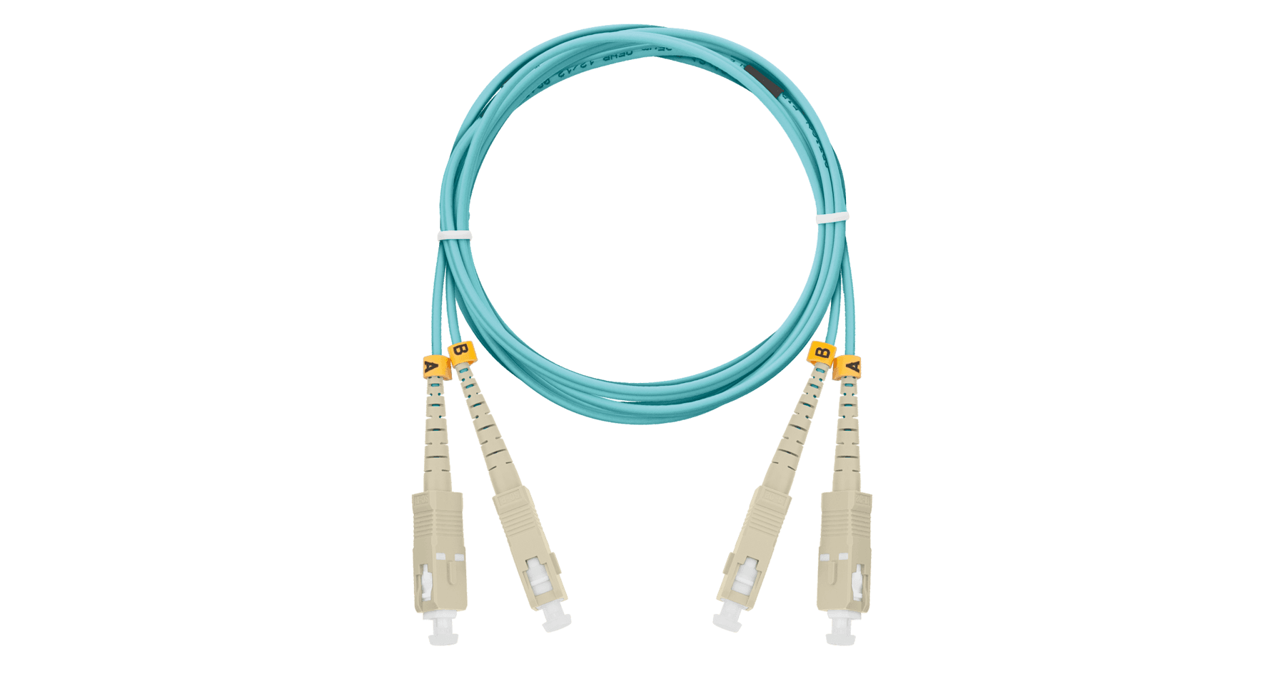 Патч-корд оптический соединительныйMM 50/125 OM3 SC/UPC-SC/UPC двойной LSZH