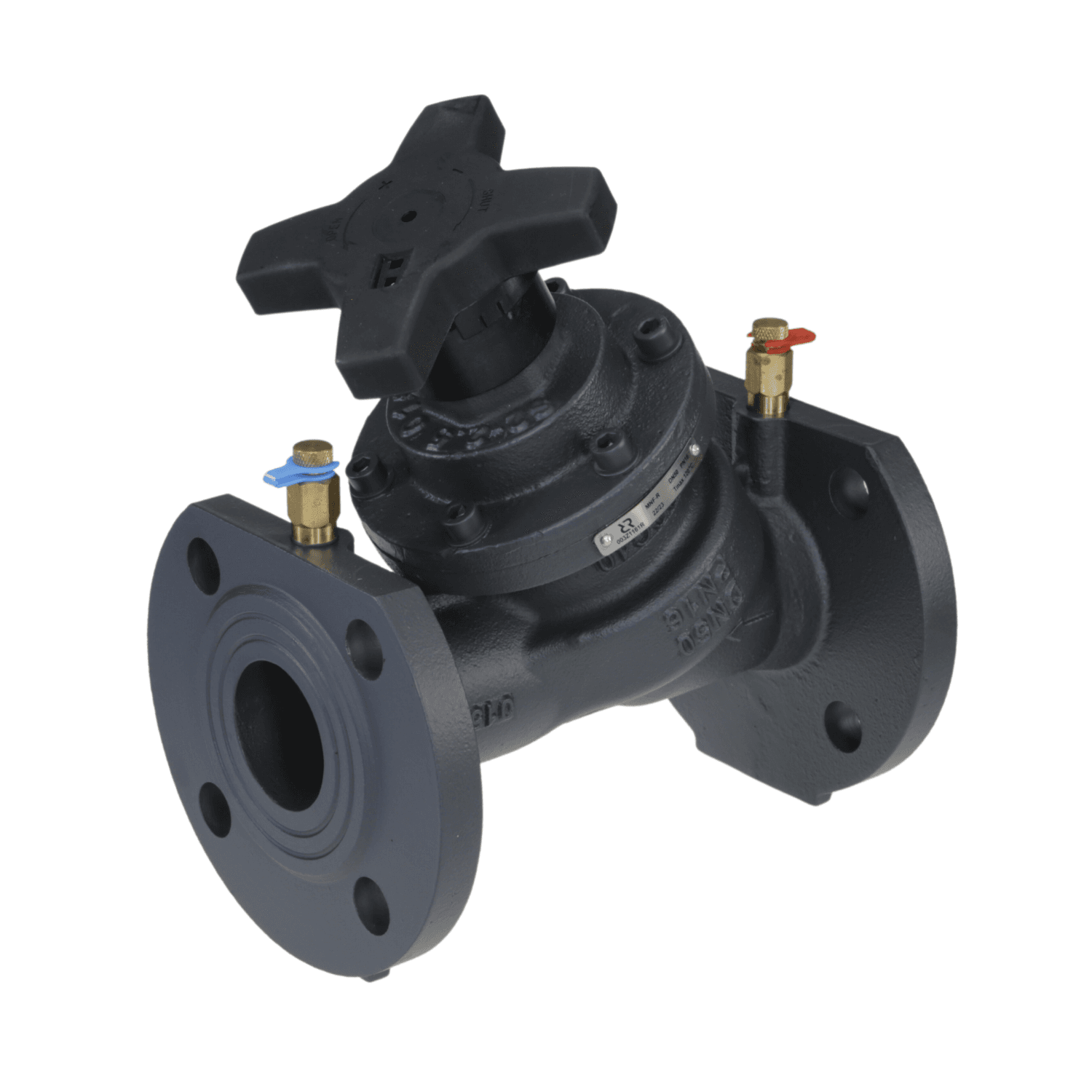 Ручной балансировочный клапан MNF-R, фланцевый, PN25, Tmax 120C