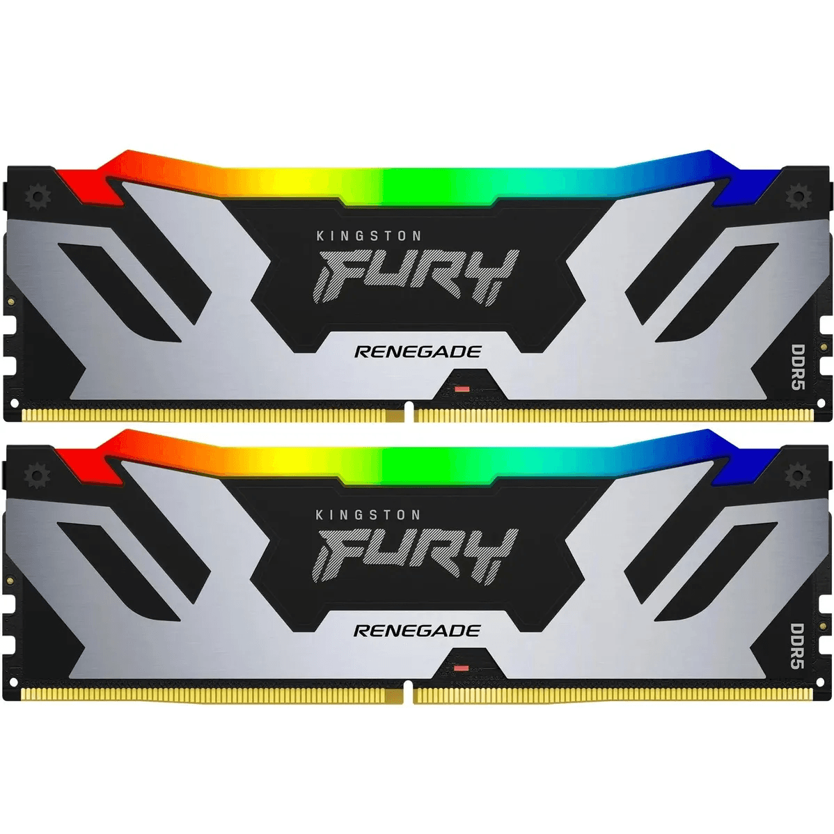 Модуль памяти FURY Renegade RGB XMP 96ГБ, DDR5, DIMM, 6400 МГц, 51200 Мб/с (комплект 2 модуля)