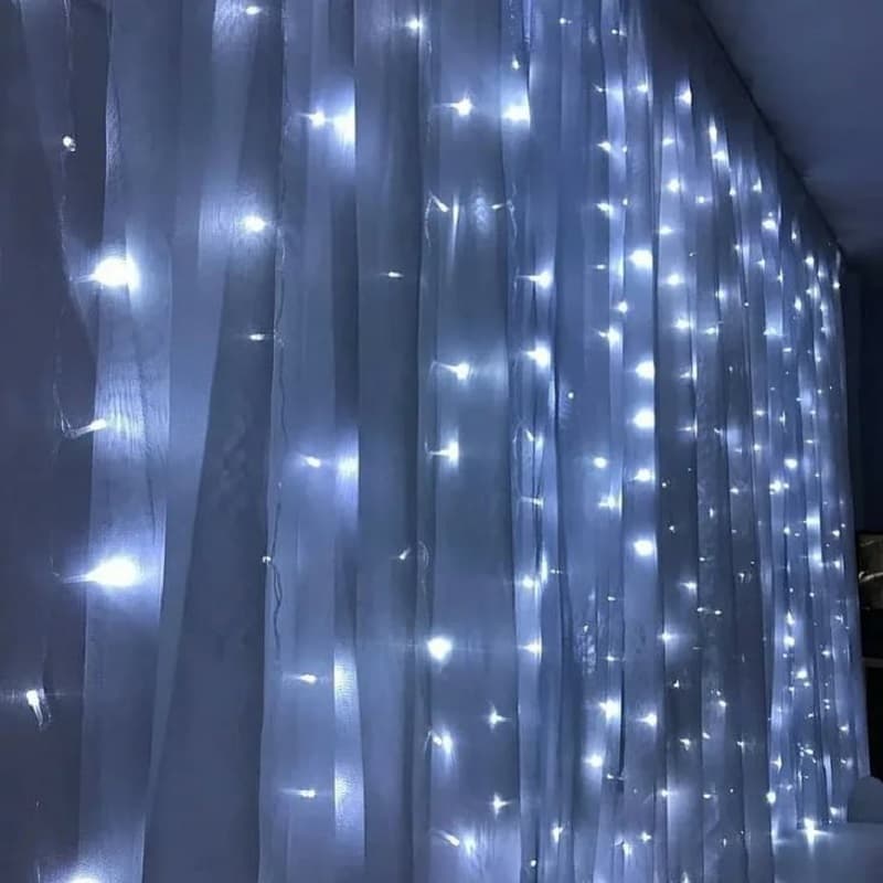 Гирлянда Занавес LED 5000К 1.5х1.5 м IP44