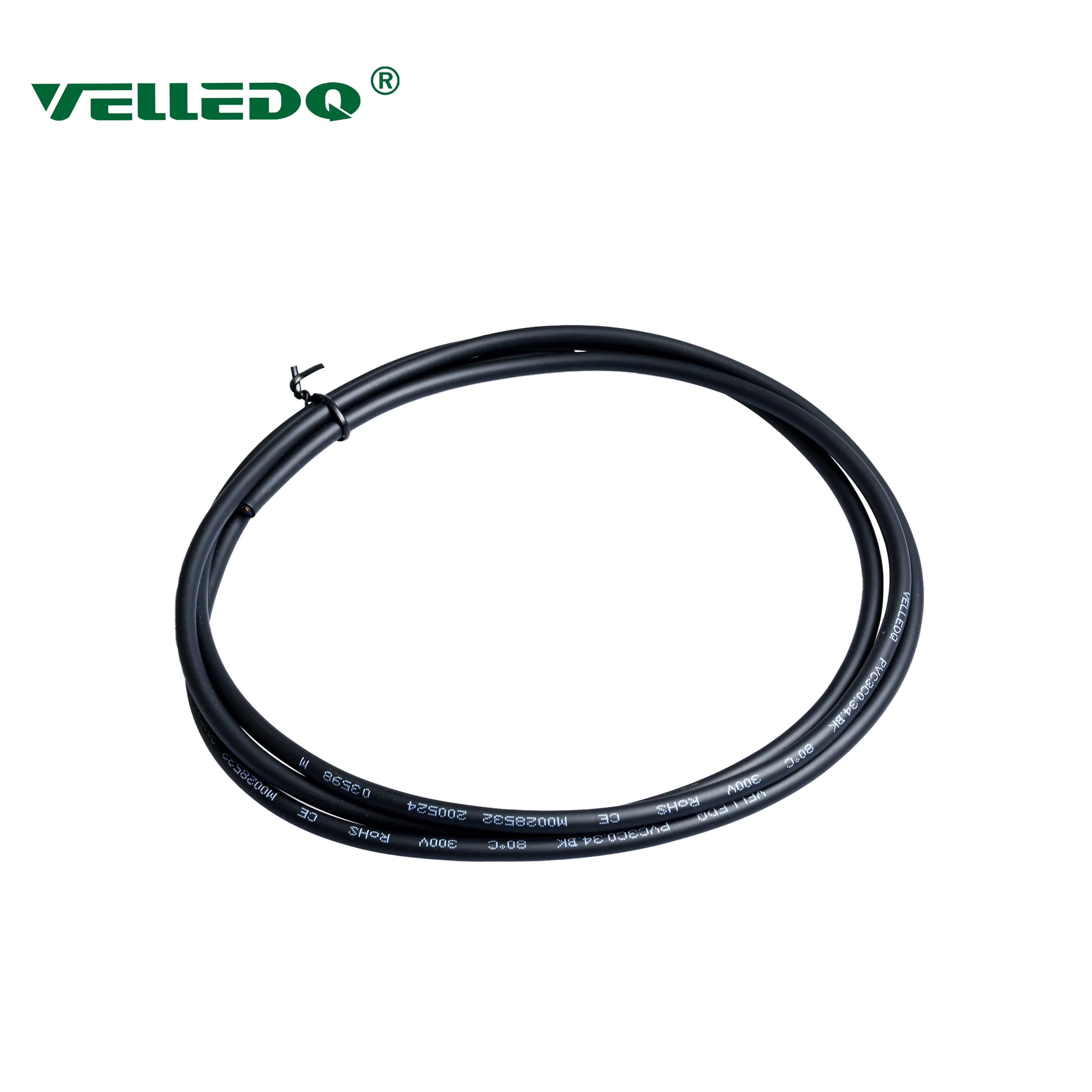 Промышленный кабель VELLEDQ PVC3C0.34.BK (Поливинилхлорид (ПВХ), 3 жильный, сечение 0.34)