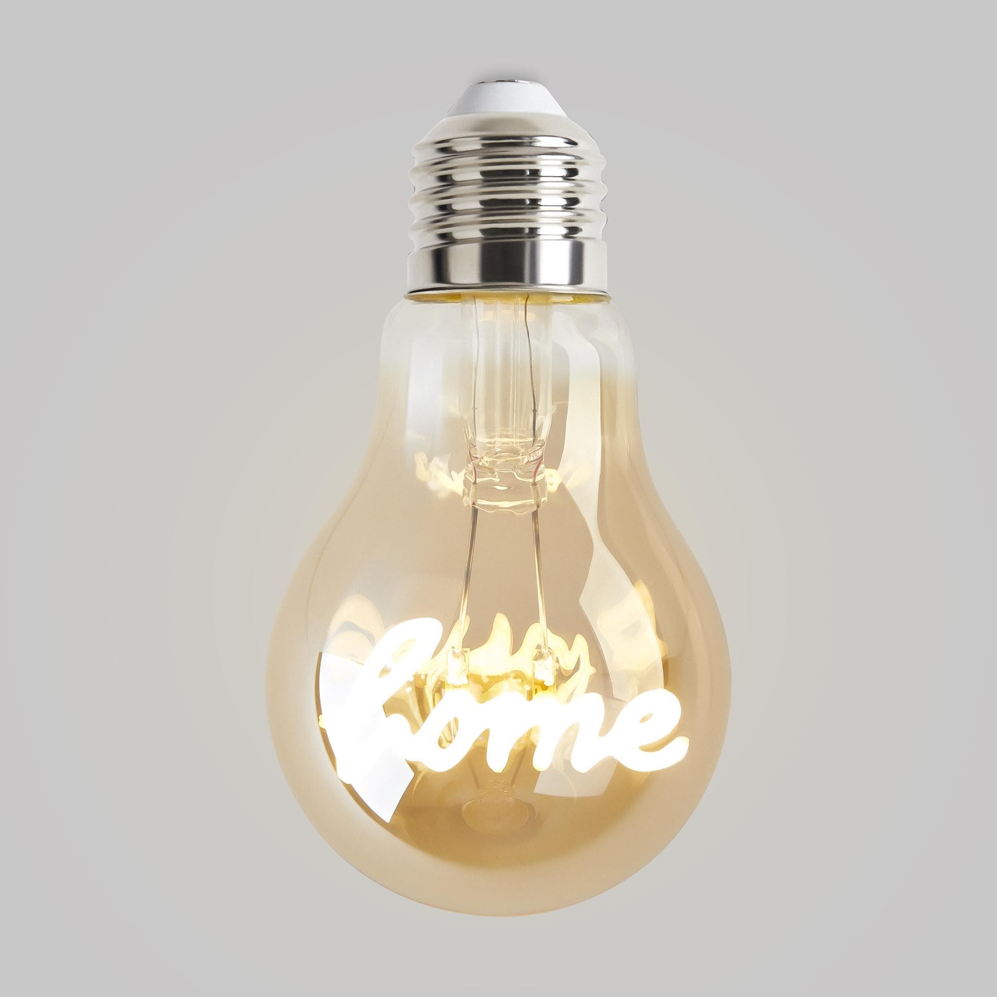 Лампочка филаментная цоколь E27 3W 2400К тип A60 HOME